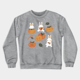 Persimmon Bunnies Crewneck Sweatshirt